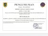 PENGUMUMAN