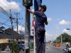 Kilau Lampu Baru di Simpang 4 Krapyak! Dishub Klaten Ganti Box LED Demi Keselamatan Pengendara