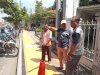 Bikin Macet, Jalur Depan Youth Space Klaten Dipasang Cone