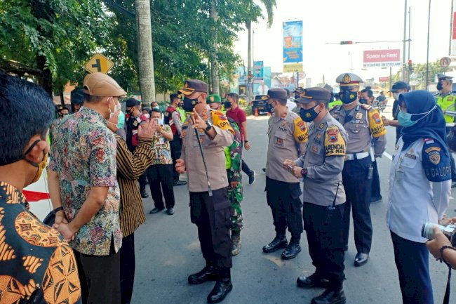 Giat Patroli Pengawalan Rombongan dari Setda Jateng