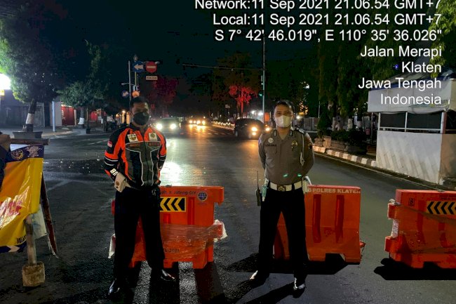 Giat Penutupan Jalan PPKM Darurat