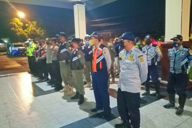 Kegiatan operasi yustisi bersama Polri dan Pol-PP
