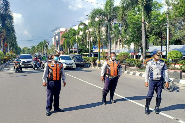 Giat PAM pemindahan PKL alun-alun Klaten