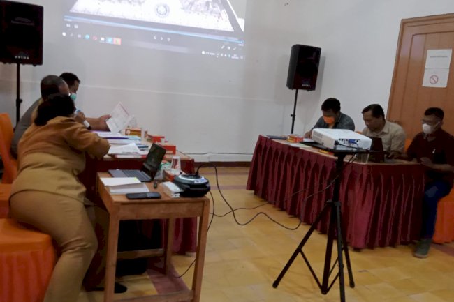 Rakor  Pekerjaan Penataan Alun alun