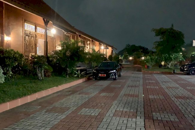 Pengawalan Bupati Sillaturahmi Pedagang Kaki Lima