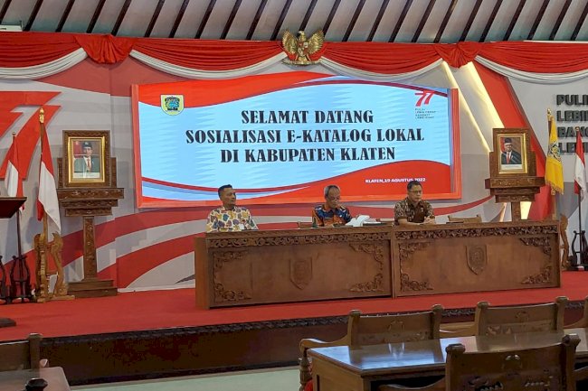 Sosialisasi E - Katalog  Lokal bagi Pengguna Anggaran  dan Kuasa Pengguna Anggaran