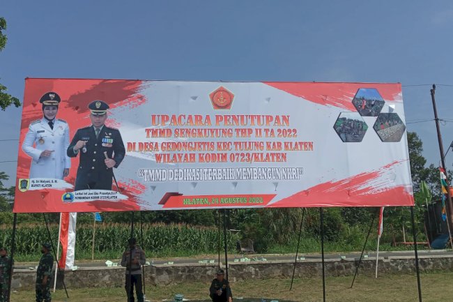 Upacara Penutupan TMMD