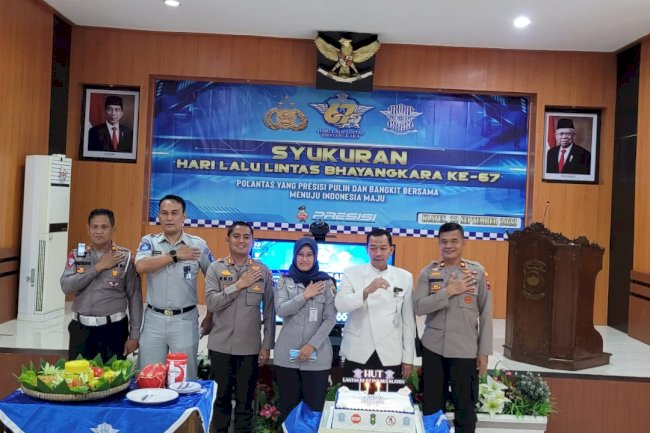  syukuran hari lalu lintas bhayangkara