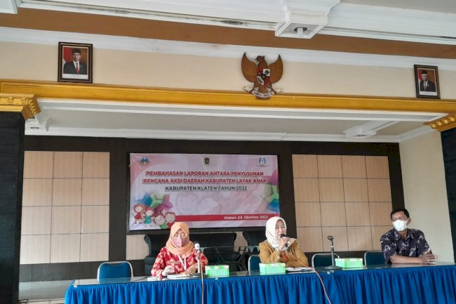 Rakor pembahasan Layak Anak