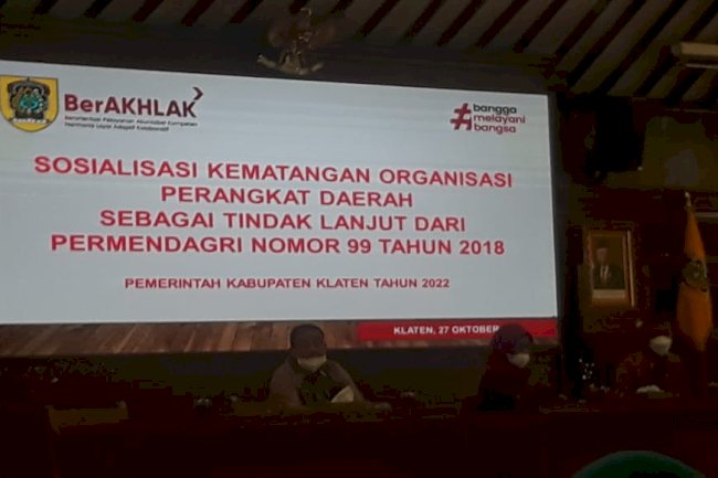 Soaialisasi kematangan organisasi perangkat daerah