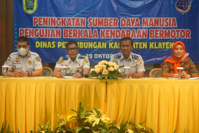 Sosialisasi Peningkatan Sumber Daya Manusia Pengujian Berkala Kendaraan Bermotor
