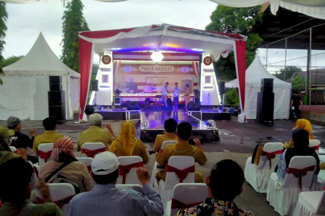 Pengamanan Pembukaan Pesta Rakyat Gempur Rokok Ilegal