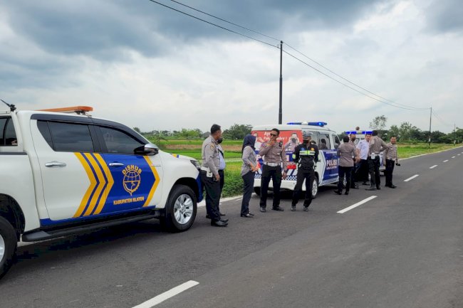 Survey Lokasi Jalan Untuk Pemasangan Pita Kejut