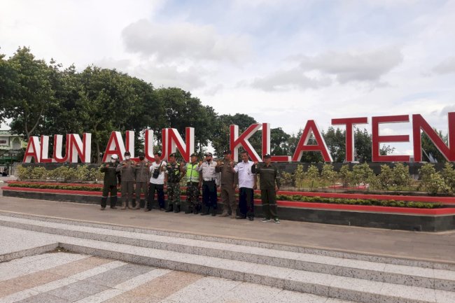 Pengamanan Alun-Alun Klaten