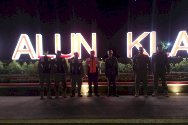 Kegiatan Pengamanan Pasca Revitalisasi Alun Alun Klaten