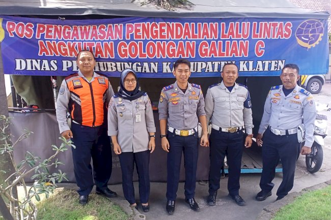 Monitoring Posko Pengawasan Pengendalian Lalu Lintas Angkutan Gol C 
