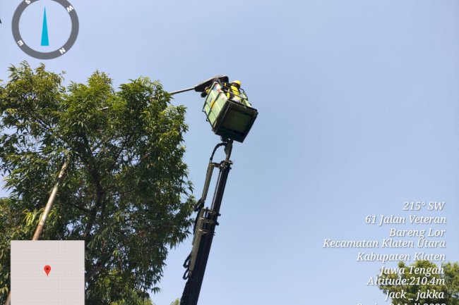 Penggantian Lampu HPLN 250watt