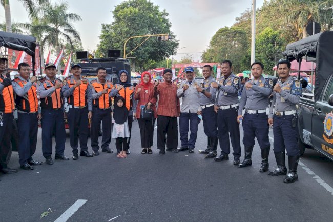 Pengamanan Klaten Lurik Carnival