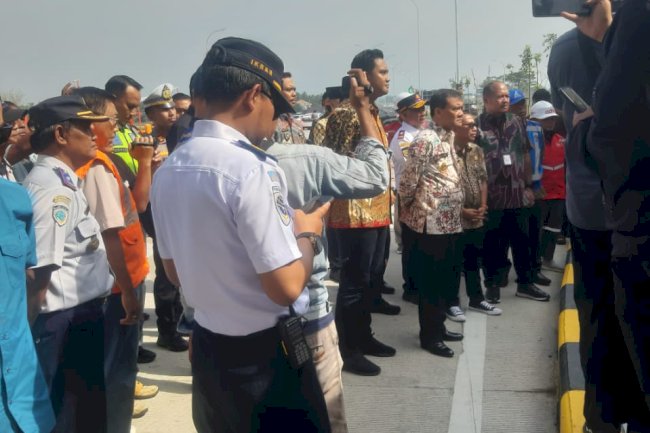 Gubernur Jawa Tengah Gelar Survei Kesiapan Jalur Fungsional Tol Solo-Jogja