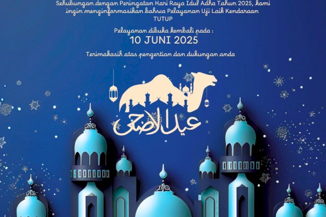 Libur Pelayanan Idul Adha Tahun 2025