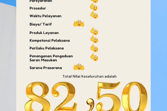 Dinas Perhubungan Kabupaten Klaten Rilis Hasil Penilaian Indeks Kepuasan Masyarakat Periode 1 Mei - 30 Juni 2025