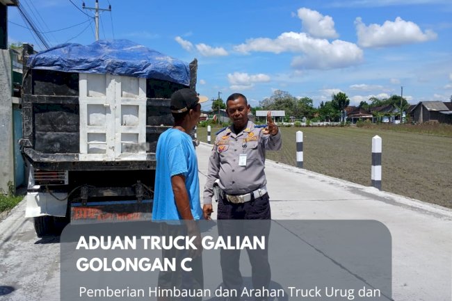 Dinas Perhubungan Kabupaten Klaten Tindaklanjuti Aduan Truk Golongan C