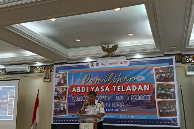 Kepala Bidang Angkutan dan Kasie AOBT Dishub Klaten Menghadiri Acara Pemilihan Abdiyasa Teladan Tingkat Provinsi Jawa Tengah Tahun 2025