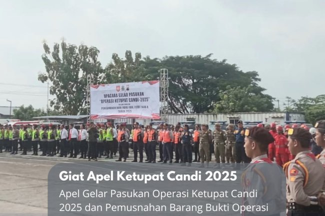 Polres Klaten Gelar Apel Gelar Pasukan Operasi Ketupat Candi 2025 Jelang Idul Fitri