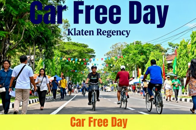 Siap-Siap! Klaten Gelar Car Free Day Spektakuler di Simpang 4 Klatos - Tugu Adipura