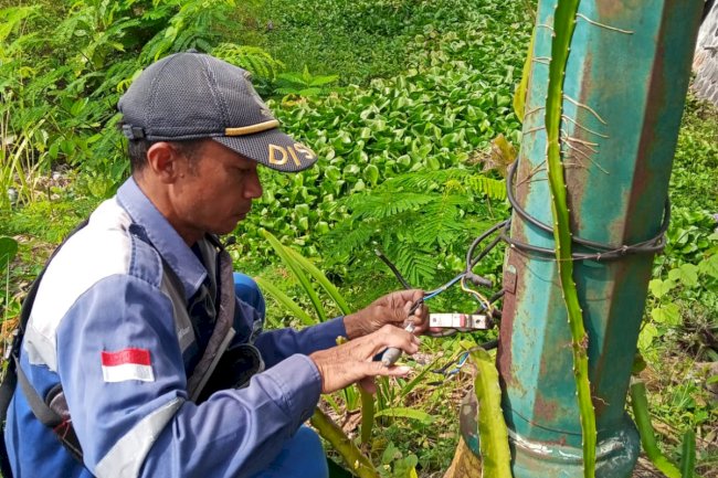 PJU Mati di Ruas Sidoguro Kini Terkondisikan, Jalan Semakin Terang dan Aman