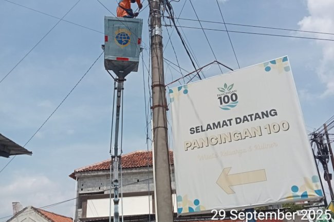 PJU TS Pertigaan Janti Pancingan 100: Lampu Jalan Kembali Kinclong!