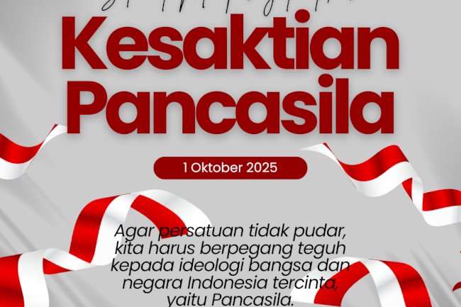 Selamat Hari Kesaktian Pancasila!