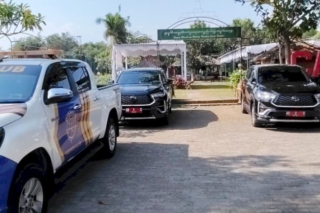 Siaga dan Aman: Tim Patroli Dishub Kawal Pengukuhan Kawasan Sadar Kerukunan Prambanan