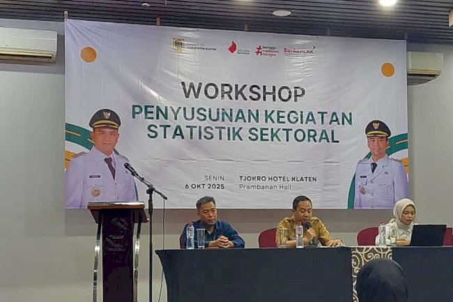 Statistik Sektoral Dipreteli: Diskominfo dan BPS Klaten ‘Bedah’ Data Pelayanan Publik