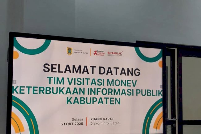 Pemkab Klaten Lolos Visitasi Monev KIP 2025: Komitmen Keterbukaan Informasi Publik Menuju Badan Publik Informatif
