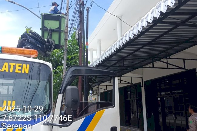 Sigap! Dishub Klaten Tuntaskan Aduan PJU Padam di Serenan Juwiring dalam Hitungan Jam