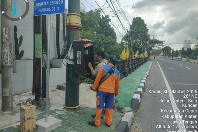⚡Klaten Makin Terang! Tim PJU Lakukan Perawatan Infrastruktur di Besole dan Bowan untuk Keamanan Pengguna Jalan 24 Jam
