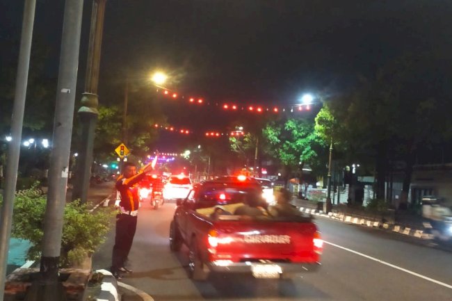 Lalu Lintas Terkontrol Sempurna! Dalops Dishub Sukses Kelola Arus Kendaraan Lepas Acara Kenal Pamit Kajari Klaten