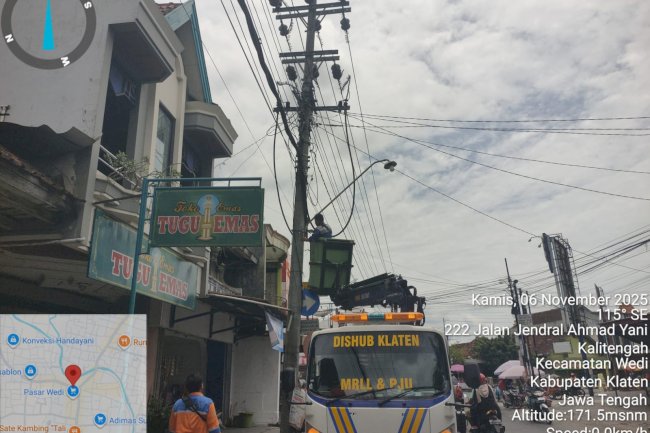 Terang Modern untuk Wedi: Dishub Klaten Ganti Komponen Penerangan dengan Teknologi LED Terkini