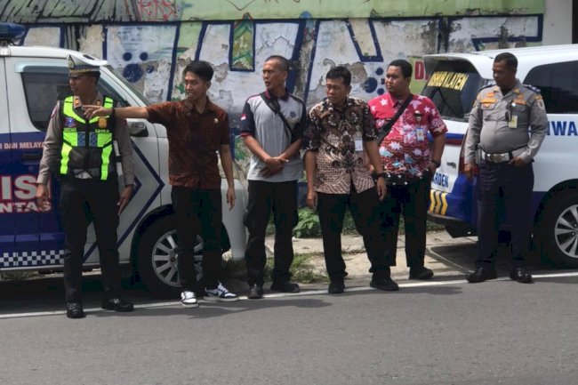Tegas Tertibkan Lalu Lintas! Dinas Perhubungan dan Polres Klaten Lakukan Penataan MRLL di Jl Mayor Sunaryo