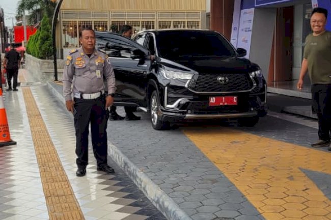 Pengawalan Bupati ke Acara Pameran Otomotif Pemerintah Klaten Berjalan Lancar dan Profesional