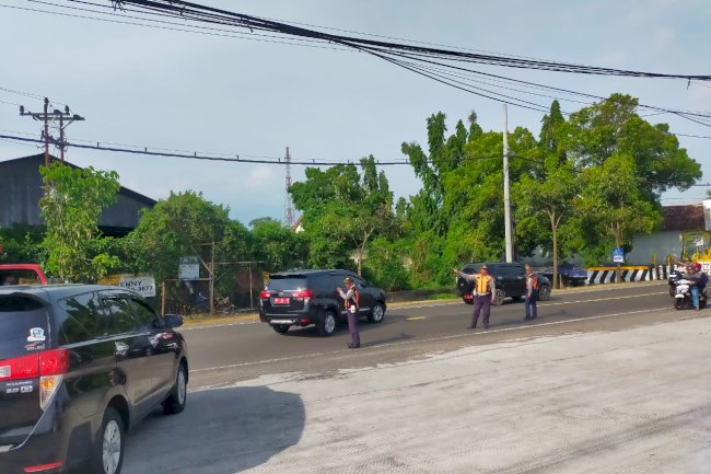 Tim Dalops Amankan Lalu Lintas Klaten Festival Literasi 2025 dengan Profesional