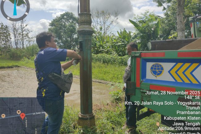Aduan Warga Ditanggapi Cepat, PJU Klaten Selesaikan Perbaikan Jaringan Listrik yang Short