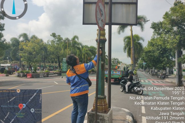 Jalan Pemuda Klaten Lebih Stabil, Dishub Layani Perawatan MCB di Lima Titik PJU