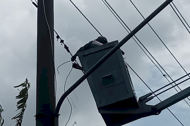 Tim PJU Dishub Jangan Kendor, Servis Infrastruktur Jaringan Putus di Jalan RSI-Karanganom Teratasi