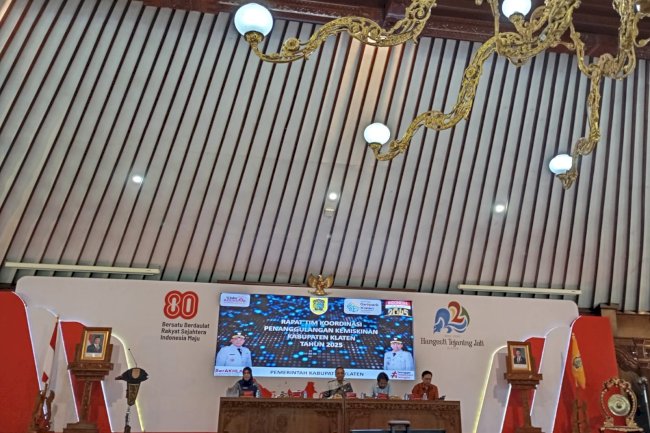 Bersama Tangani Kemiskinan, Dishub Klaten Ikut Dalam Rapat Tim Koordinasi Penanggulangan Kemiskinan