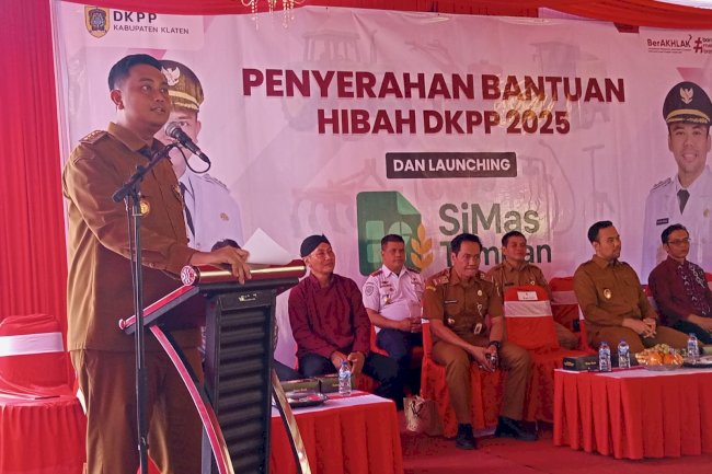 Dukungan Penuh untuk Pertanian Maju, Dishub Klaten Hadiri Penyerahan Hibah DKPP dan Launching SiMas Tampan