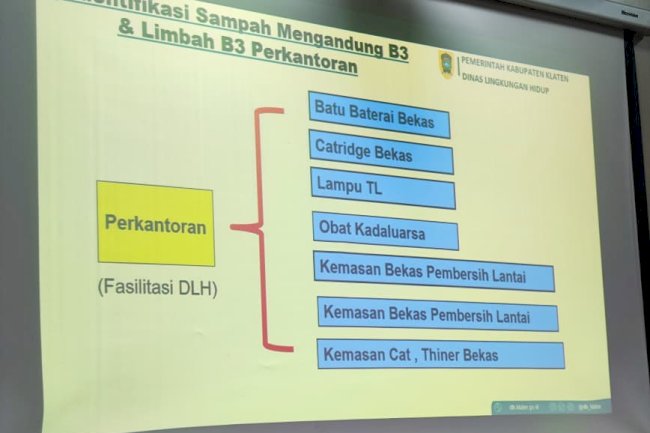 Wujud Komitmen Lingkungan, Dishub Klaten Ikuti Sosialisasi Pengelolaan Sampah B3 dan Limbah B3