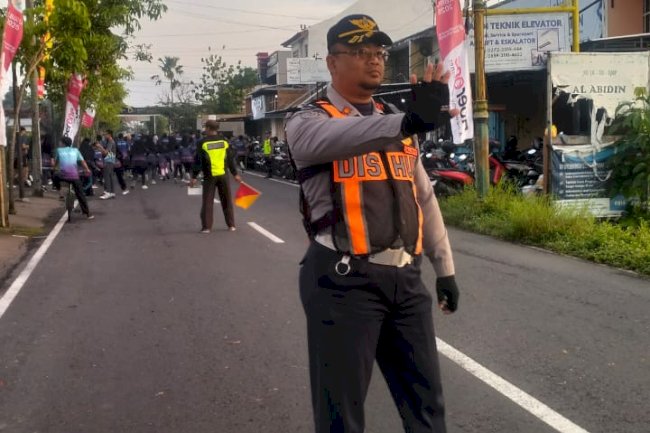 Al Abidin Run 2025 Dipadati Peserta, Tim Dalops Atur Lalu Lintas dengan Mulus