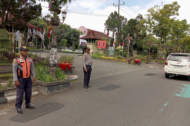 Protokol Lancar, Tim Pengamanan Lalu Lintas Amankan Pelantikan Dekranasda Klaten Periode 2025